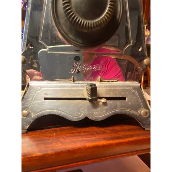 Antique Early 1900s Electric Toaster Drop Sides Ornate Edison 159T33 with cord - Picture 5 of 16